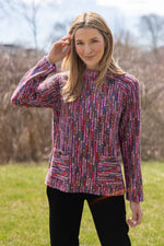 HABITAT MOSAIC KNIT CAMBRIDGE PULLOVER F25H 49125