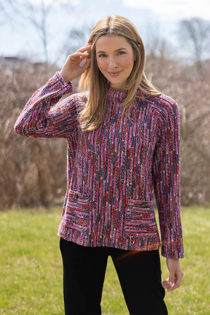 HABITAT MOSAIC KNIT CAMBRIDGE PULLOVER F25H 49125