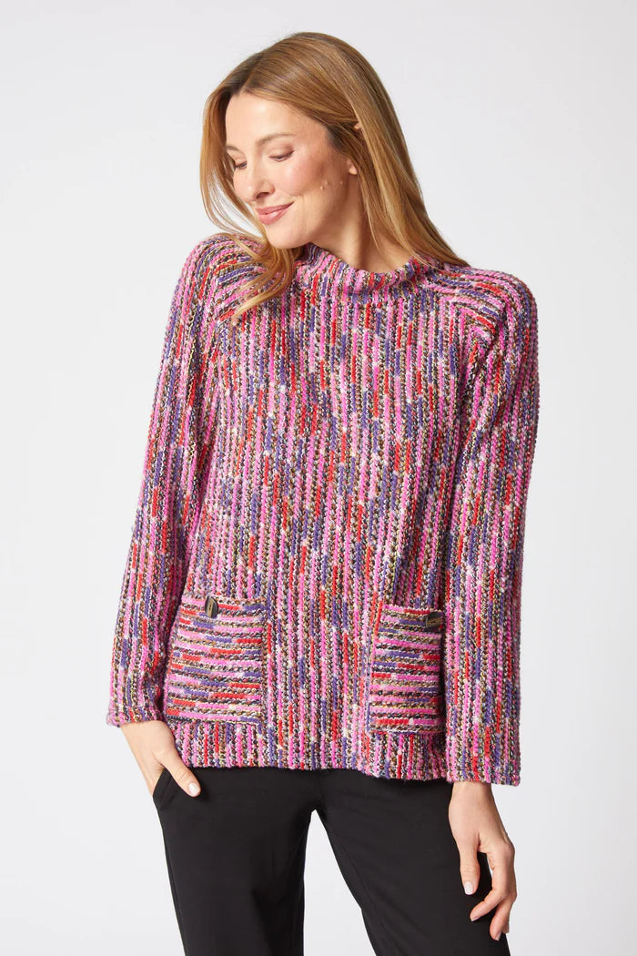 HABITAT MOSAIC KNIT CAMBRIDGE PULLOVER F25H 49125