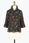 Damee Rainbow Dot Peplum Jacket 4947-MLT F24