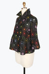 Damee Rainbow Dot Peplum Jacket 4947-MLT F24