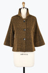 Damee Cropped Sparkle Jacket 4952-Gld F25