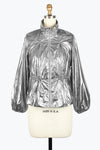 Damee Drawstring Short Jacket 4975-Mgy F25