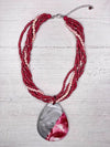 Alisha D Necklace Style NT46-A-RED