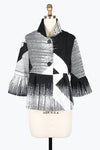 Damee Abstract Pattern Short Jacket 5003-Red White F25,