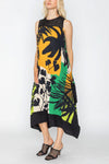 IC Collection TROPICAL PRINT TANK DRESS Style 5407D