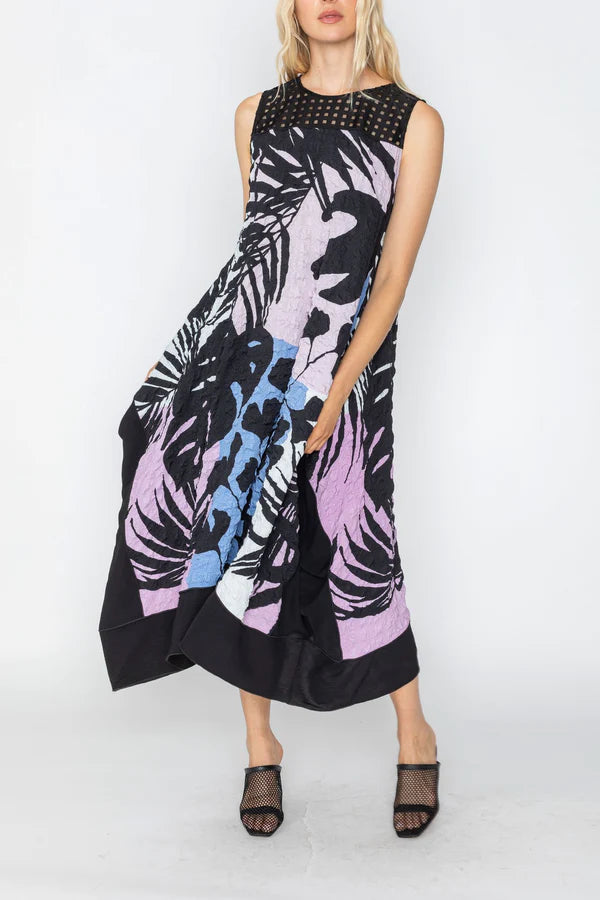 IC Collection TROPICAL PRINT TANK DRESS Style 5407D