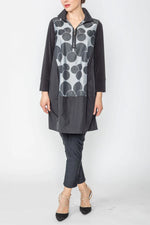 IC Collection Bubble Tunic W/ Dots & Pocket Style 5411T