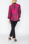 IC Collection ONE BUTTON JACKET W/ CONTRAST Style 5493J