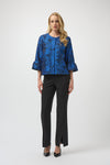 Joseph Ribkoff Floral Jaquard Trapeze Jacket 254075 F25