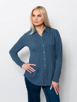 Snoskins Seersucker Knit Button Shirt with matching thread 55578-F25