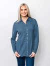 Snoskins Seersucker Knit Button Shirt with matching thread 55578-F25