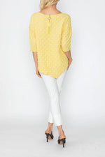 IC Collection Yellow Side-Tie Top Style 5716T