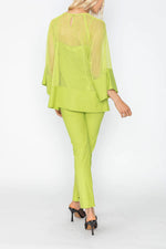 IC Collection MESH TUNIC WITH CUFFS Style 5786T