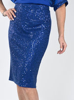 Frank Lyman Sequin Knit Skirt Style 239257