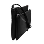 ILI New York Double Zip Haircalf Crossbody Bag Style 6028
