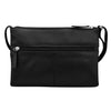 ILI New York Double Zip Haircalf Crossbody Bag Style 6028