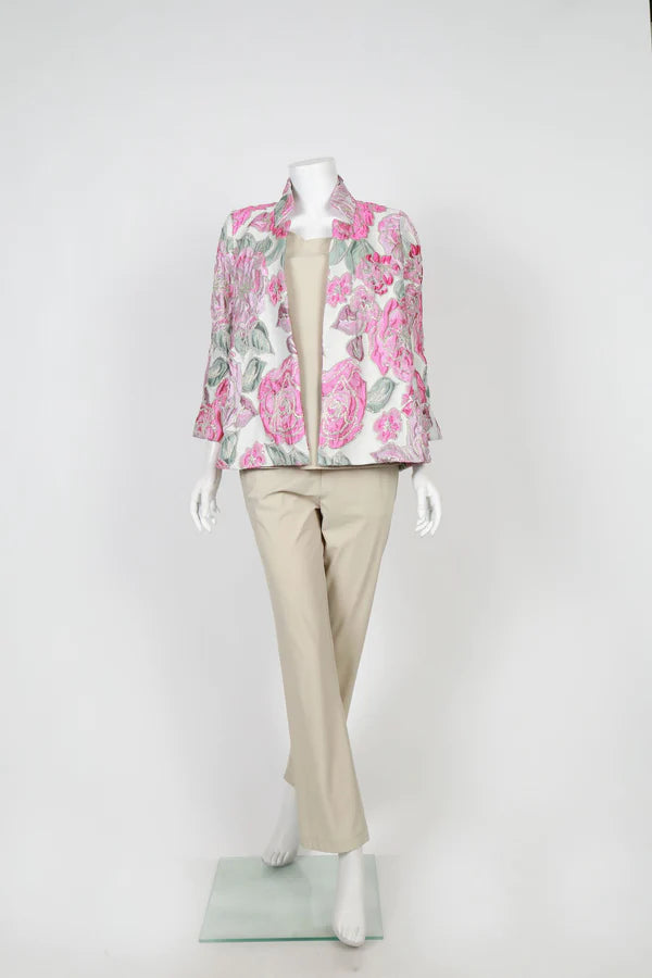 IC Collection Floral Embroidery Jacket 6099J