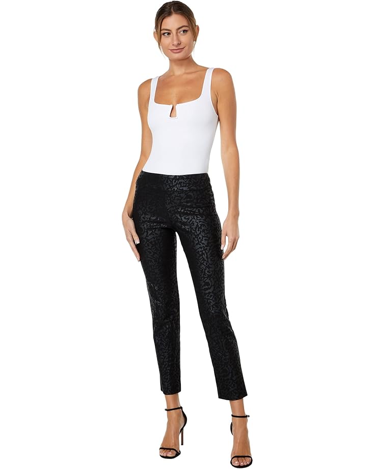 Krazy Larry Pull on Ankle Pant Black Animal