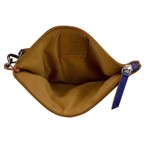 ILI New York Leather Wristlet Two Piece 6202