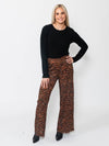 Snoskins Double Knit Jaquard Wide Leg Pant 62710-25F
