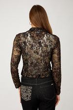 Frank Lyman Floral Lace Overlay Jacket Style 254322 F25