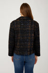 Frank Lyman Jacket Plaid Collared Long Sleeve Style 254361 F25