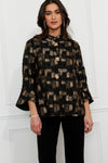 Frank Lyman |Dressy Black/Gold Jacket Style 259225
