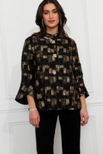Frank Lyman |Dressy Black/Gold Jacket Style 259225