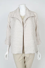 IC Collection Solid Jaquard Open Jacket 6289J 25S