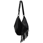 ILI New York 6721 WESTERN FRINGE MEDIUM CRESCENT BAG *NEW FW2025