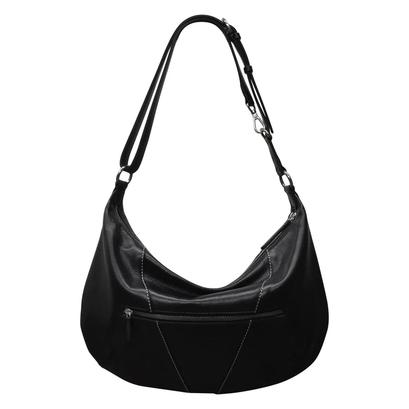 ILI New York 6721 WESTERN FRINGE MEDIUM CRESCENT BAG *NEW FW2025