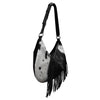 ILI New York 6721 WESTERN FRINGE MEDIUM CRESCENT BAG *NEW FW2025