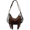 ILI New York 6721 WESTERN FRINGE MEDIUM CRESCENT BAG *NEW FW2025