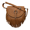 ILI New York 6720 WESTERN FRINGE HALF MOON CROSSBODY *NEW FW2025