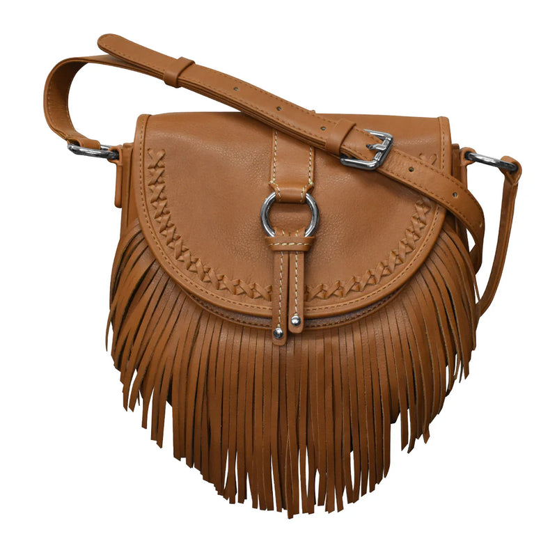ILI New York 6720 WESTERN FRINGE HALF MOON CROSSBODY *NEW FW2025
