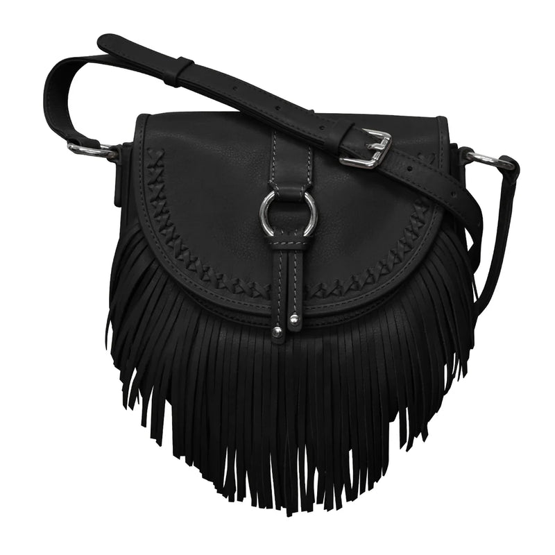 ILI New York 6720 WESTERN FRINGE HALF MOON CROSSBODY *NEW FW2025