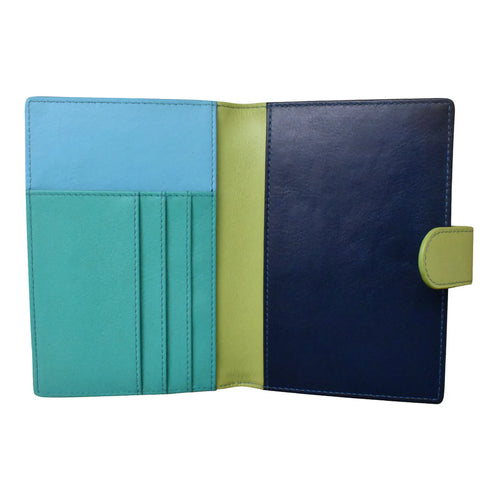 ILI New York 6755 MULTI COLOR PASSPORT WALLET