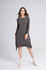 Vanite Couture Dress 67603 Black, Grey, Mocha