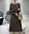 Vanite Couture Dress 67603 Black, Grey, Mocha