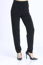 IC Collection Black Straight Leg Pants Style 6882P