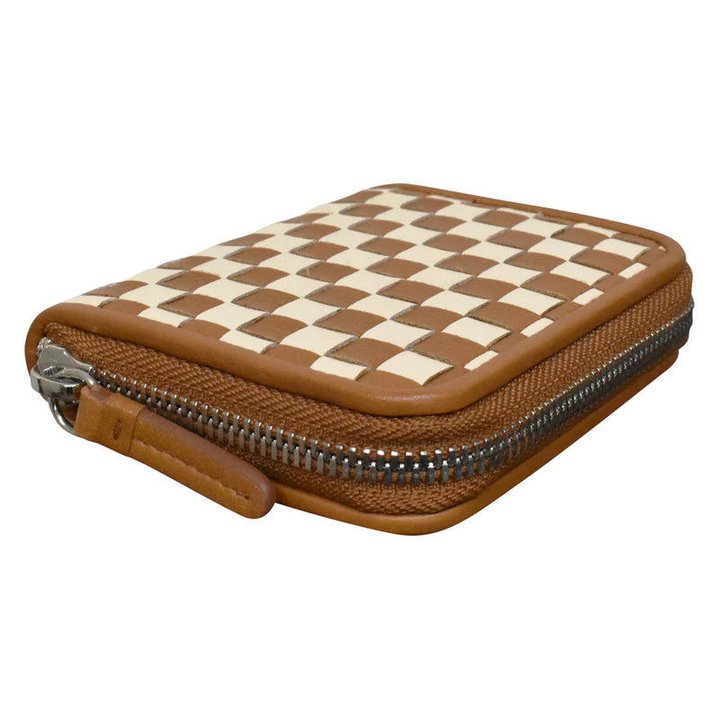 ILI New York 7104 CHECKERBOARD ZIP AROUND WALLET *FW2025