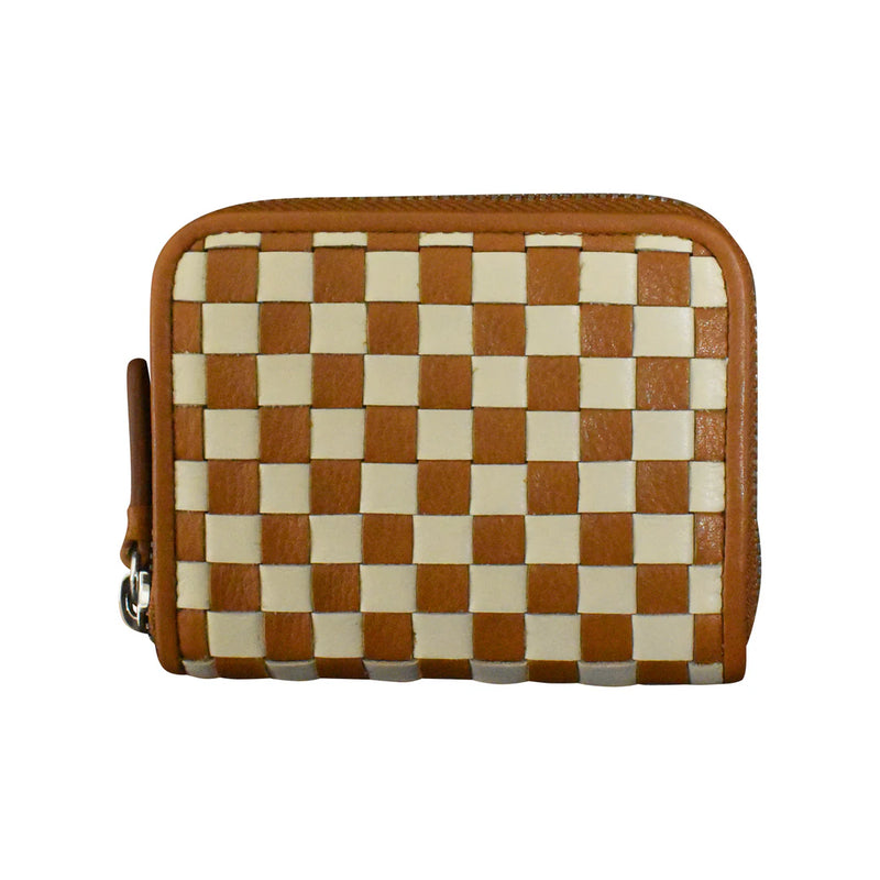 ILI New York 7104 CHECKERBOARD ZIP AROUND WALLET *FW2025
