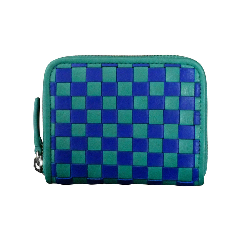 ILI New York 7104 CHECKERBOARD ZIP AROUND WALLET *FW2025
