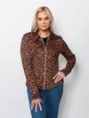 Snoskins Double Knit Jaquard Open Front Blazer 62712-F25
