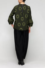 IC Collection Merrow Drop Bubble Sleeve Top 7566T