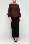 IC Collection Merrow Drop Bubble Sleeve Top 7566T