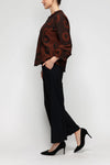 IC Collection Merrow Drop Bubble Sleeve Top 7566T