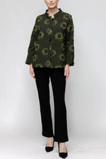 IC Collection Mandalin Collar Jacket 7593J
