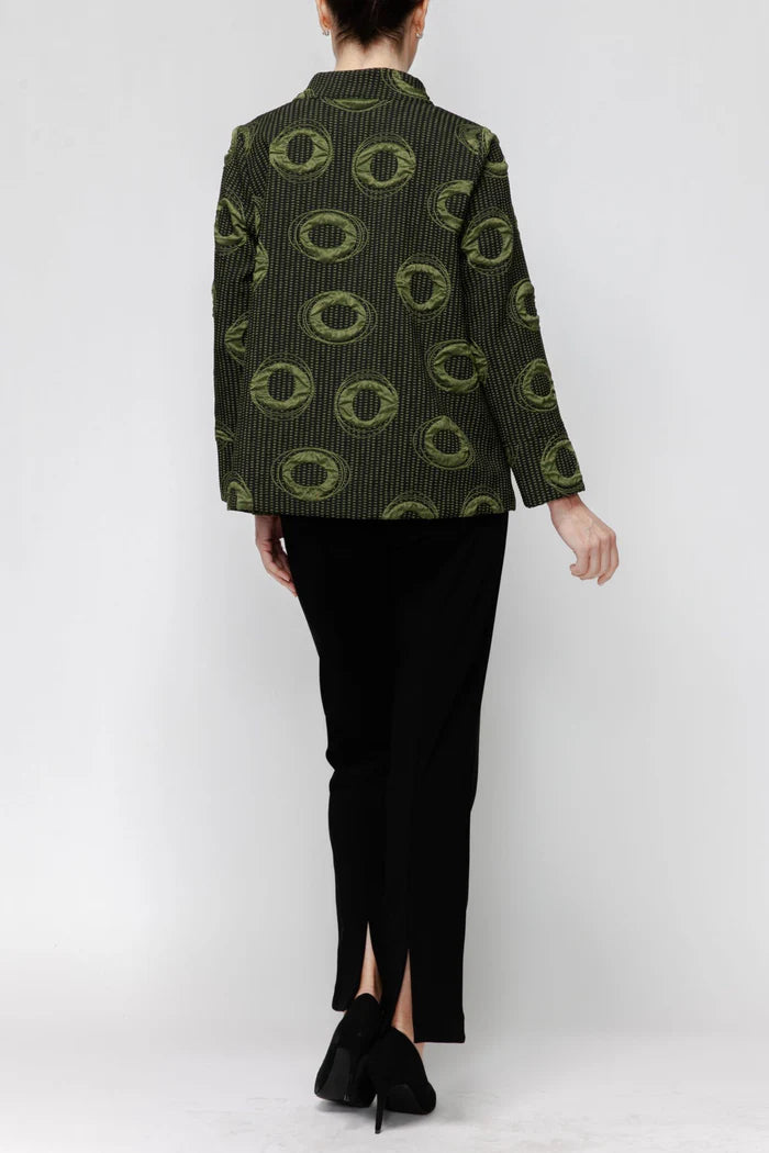 IC Collection Mandalin Collar Jacket 7593J